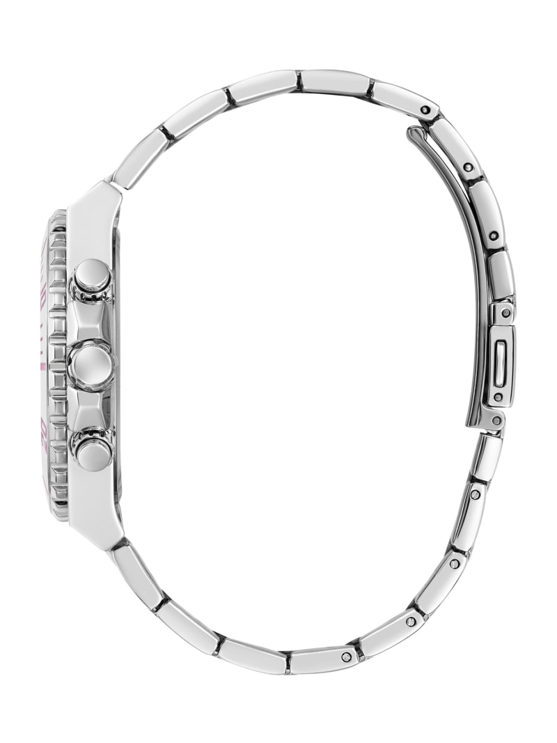 Silver-Tone Multifunction Watch
