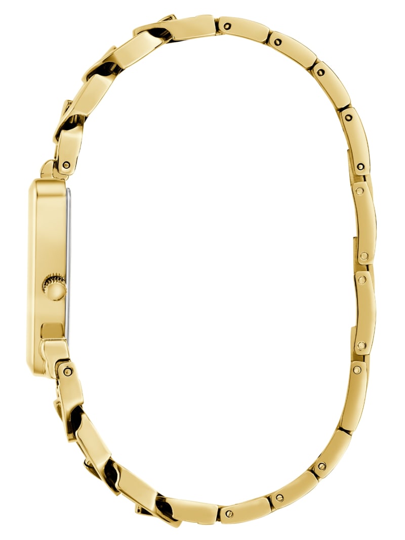 Gold-Tone Triangle Analog Watch