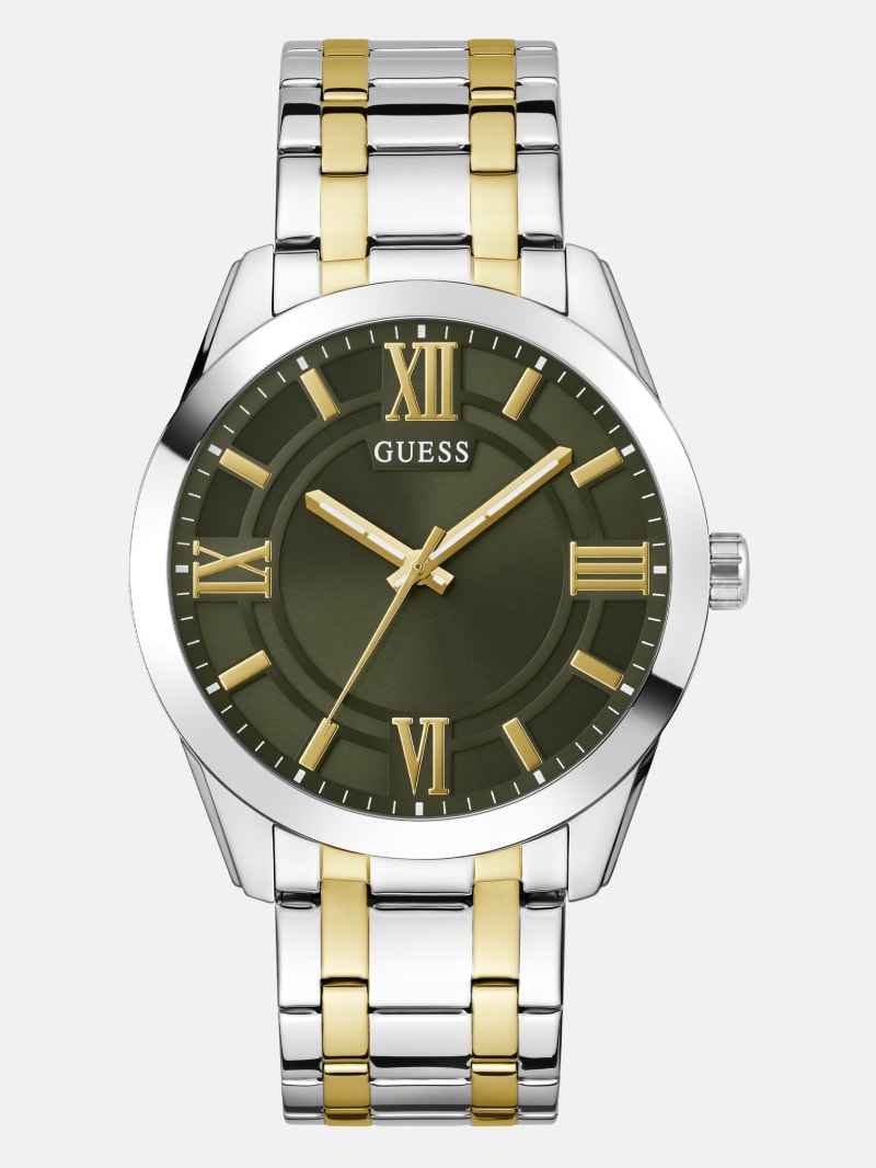 Two-Tone Analog Watch
