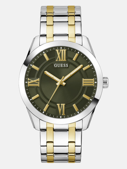 Two-Tone Analog Watch