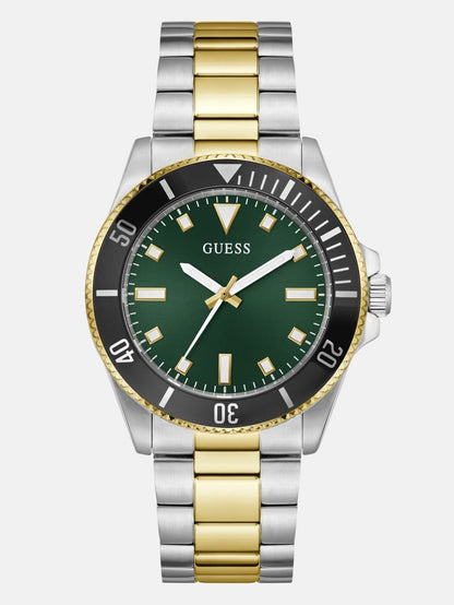 Two-Tone Analog Watch
