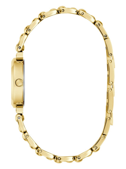 Gold-Tone Beaded Analog Watch