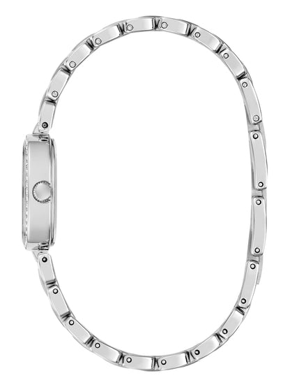 Crystal Recycled Steel analogue watch 25 mm
