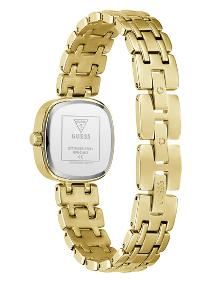 Crystal Stainless steel analogue watch