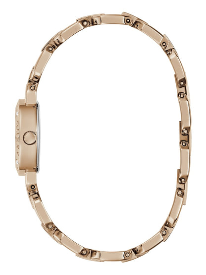 Crystal Recycled Steel analogue watch 22 mm