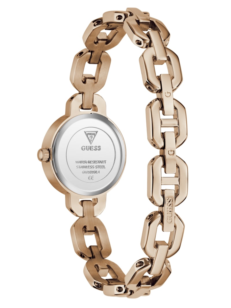 Crystal Recycled Steel analogue watch 22 mm