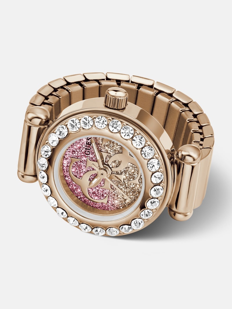 Crystal analogue watch-ring