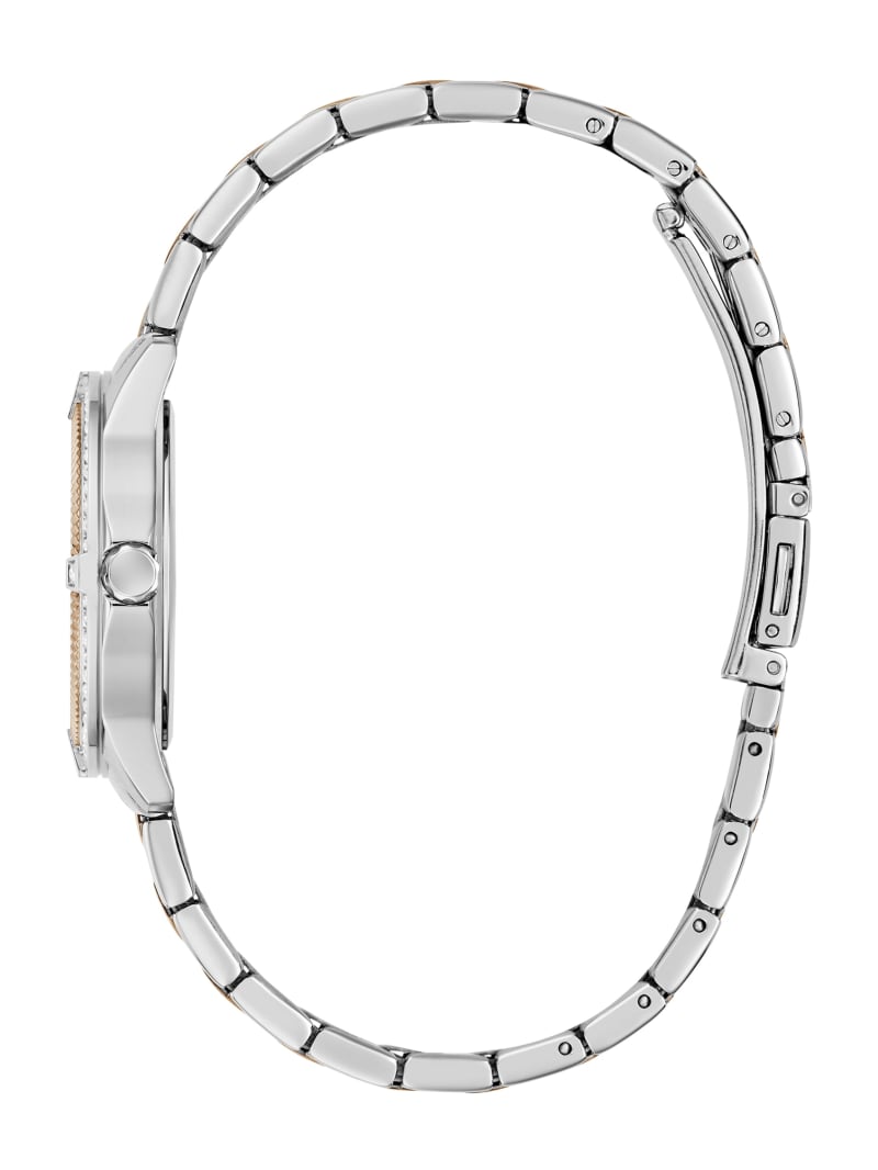 Crystal Stainless Steel analogue watch