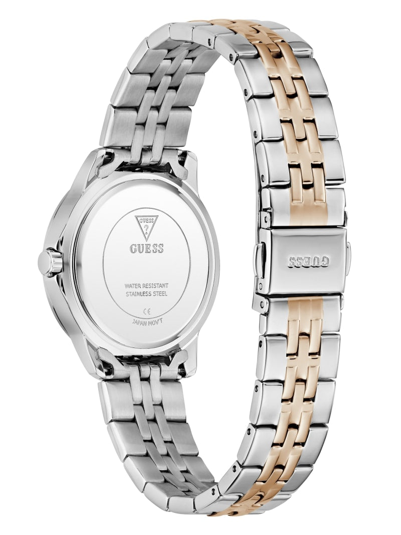 Crystal Stainless Steel analogue watch