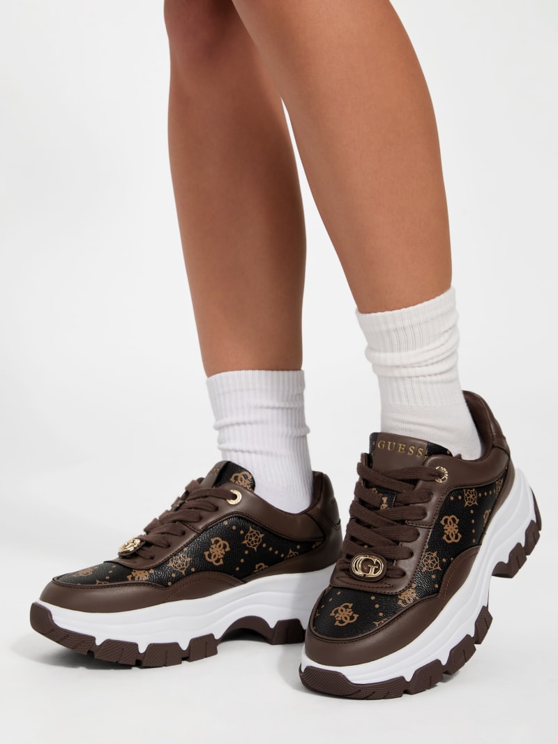 Berrett Lace-Up Platform Sneakers