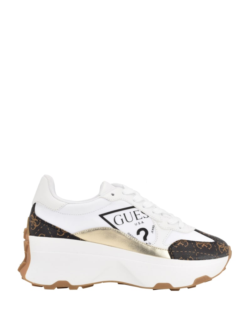Calebb Logo Print Sneakers