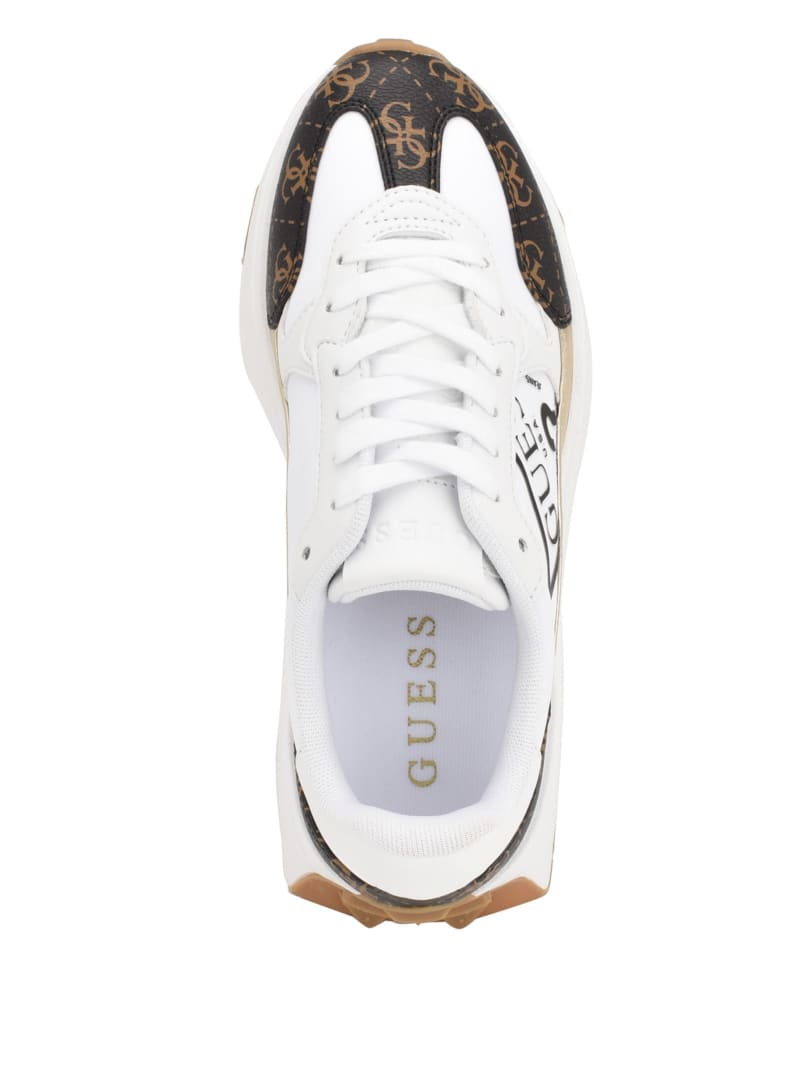 Calebb Logo Print Sneakers