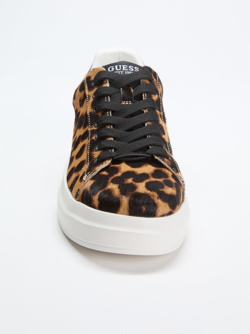 Elbinah Leopard Low-Top Sneakers