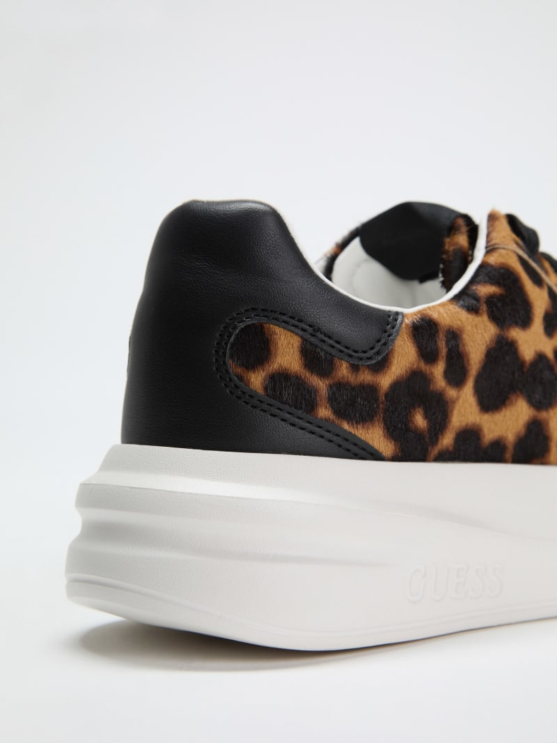 Elbinah Leopard Low-Top Sneakers