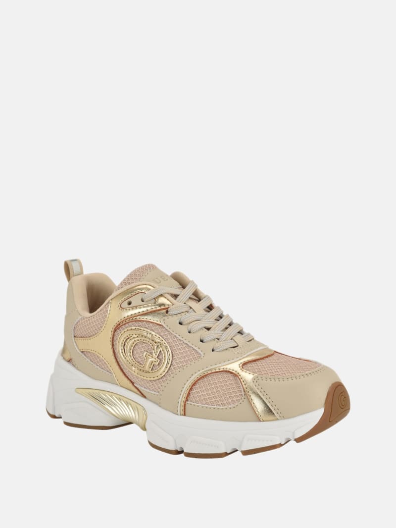 Ibitha Metallic Signature G Sneakers