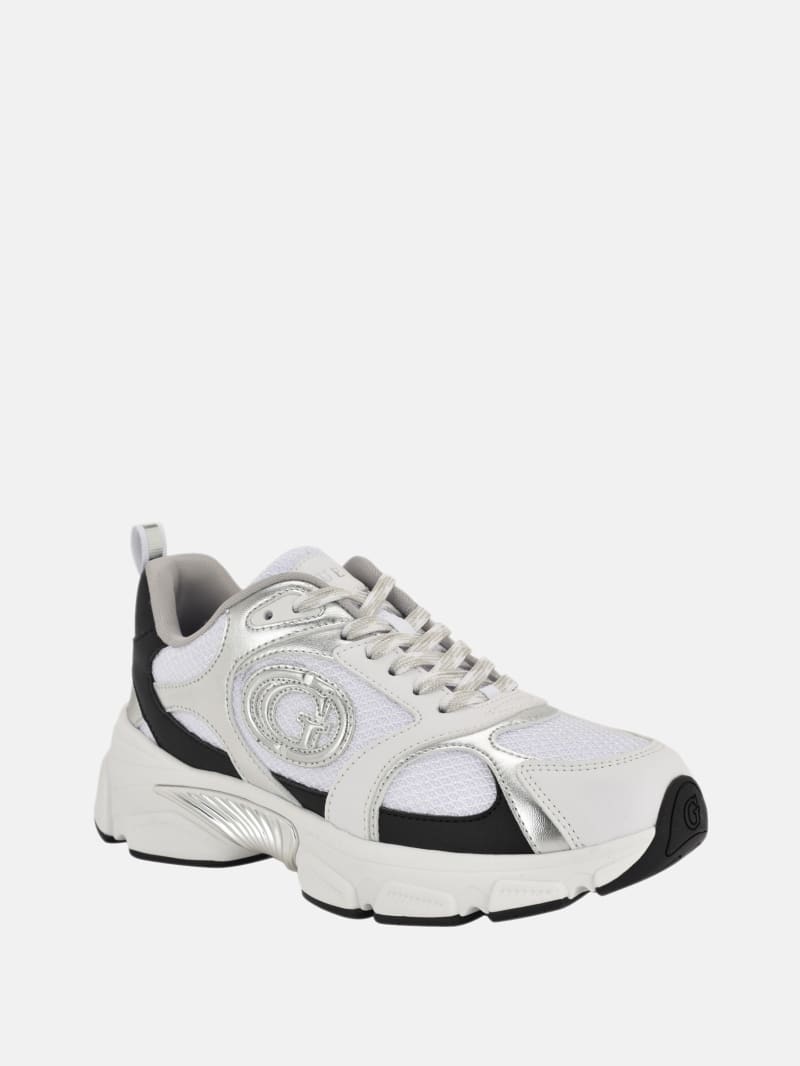 Ibitha Metallic Signature G Sneakers