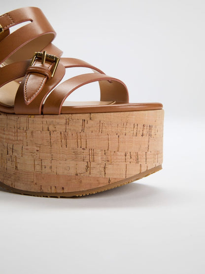 Open toe wedges