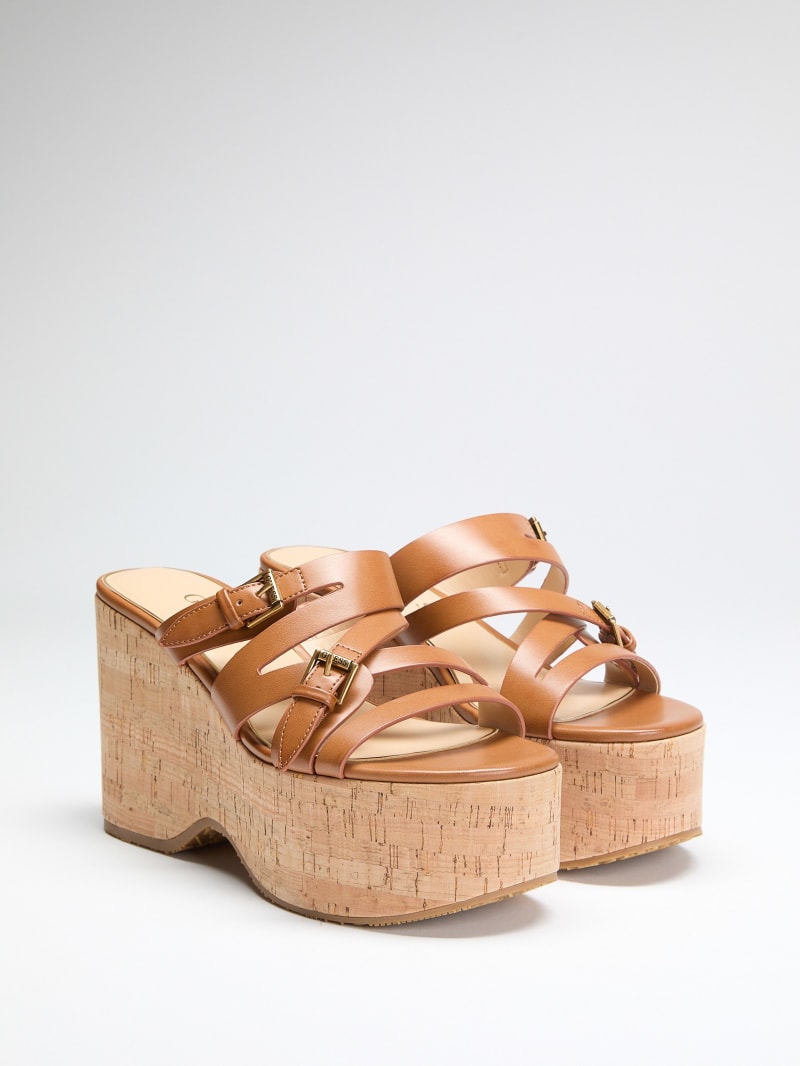Open toe wedges