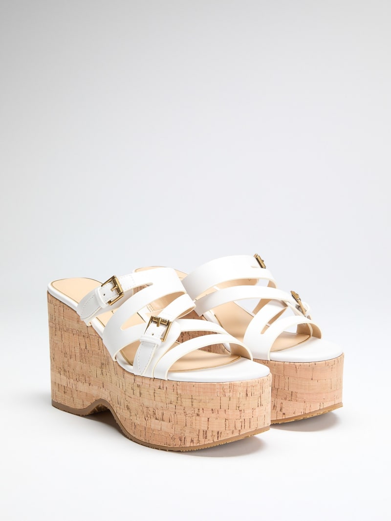 Open toe wedges
