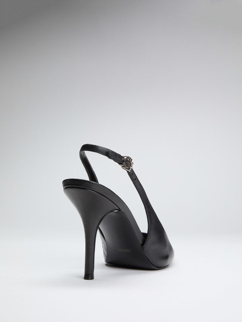 Princelsa Leather Slingback Pumps