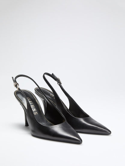 Princelsa Leather Slingback Pumps