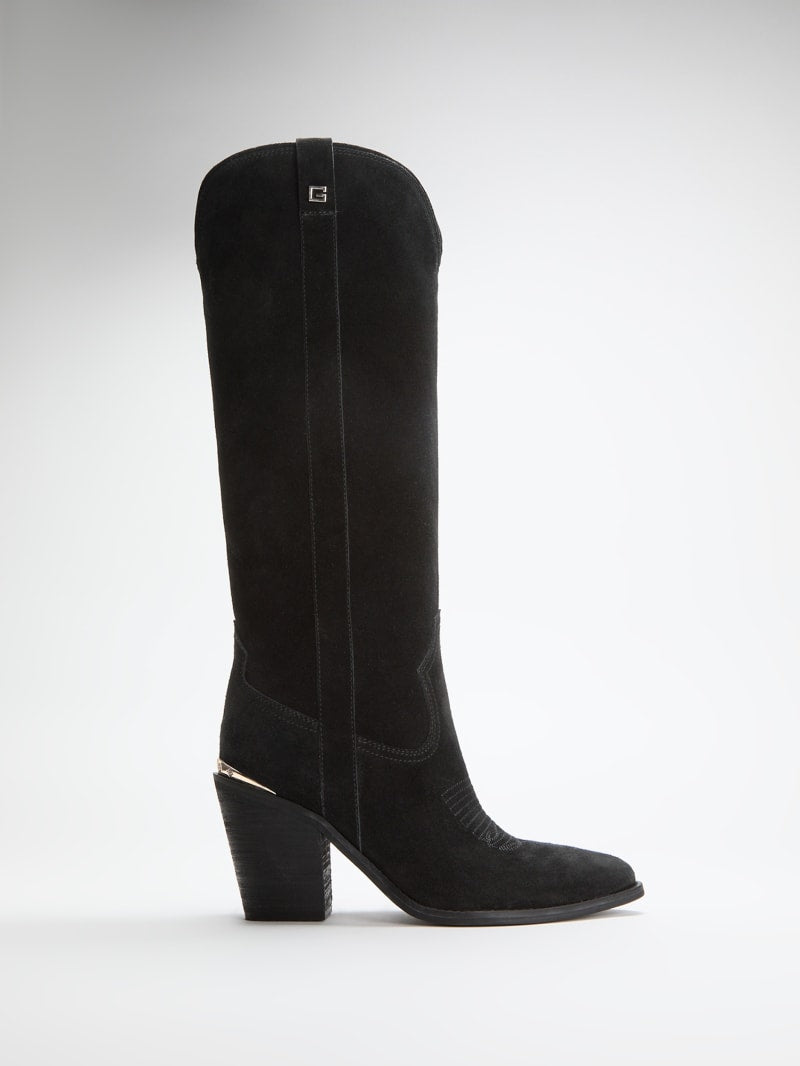 Sashan Suede Knee-High Boots