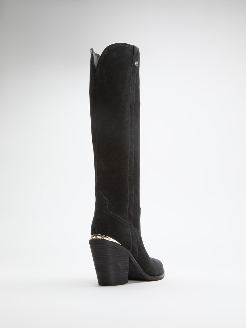 Sashan Suede Knee-High Boots
