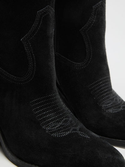 Sashan Suede Knee-High Boots