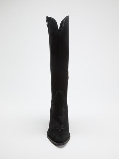 Sashan Suede Knee-High Boots