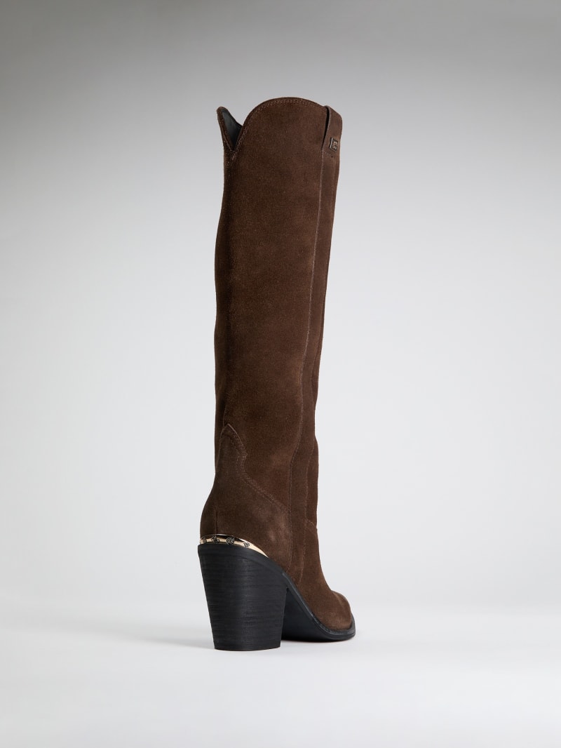 Sashan Suede Knee-High Boots