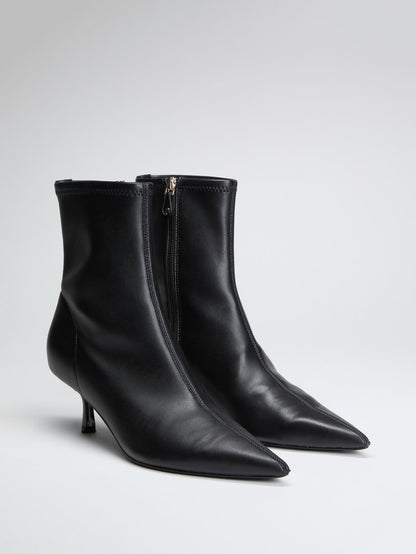 Yanka Faux-Leather Booties