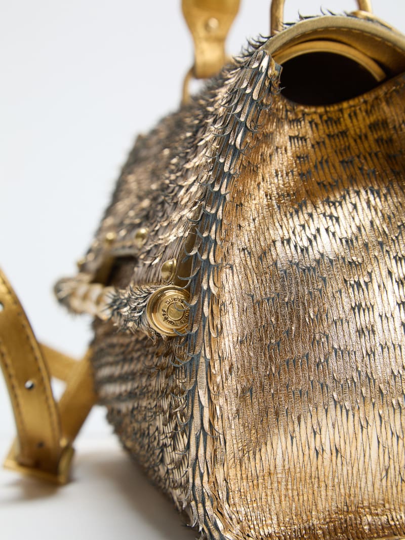 Alia Textured Satchel