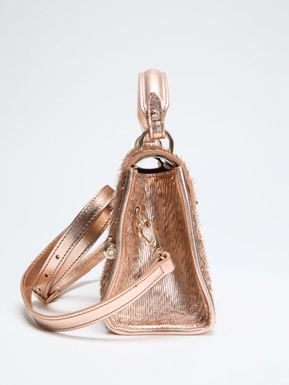 Alia Textured Satchel
