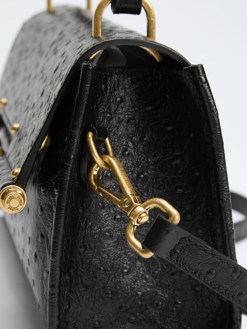 Iris Bamboo Mini Leather Satchel