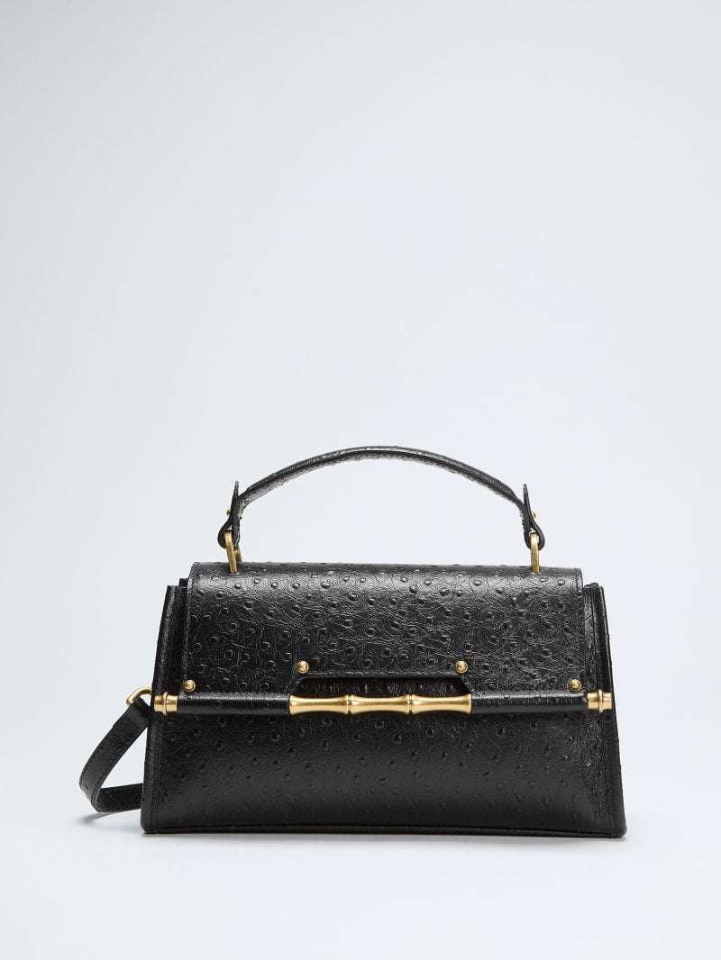 Iris Bamboo Mini Leather Satchel