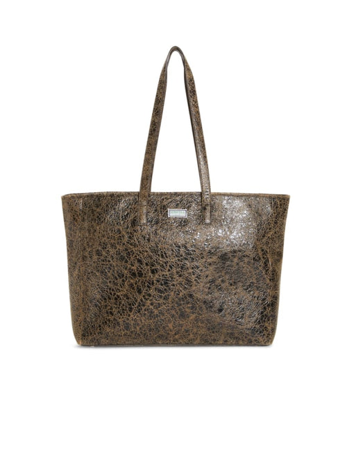 Cracked Leather Serapia Tote