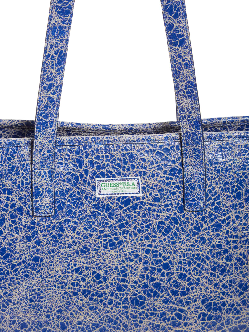 Cracked Leather Serapia Tote