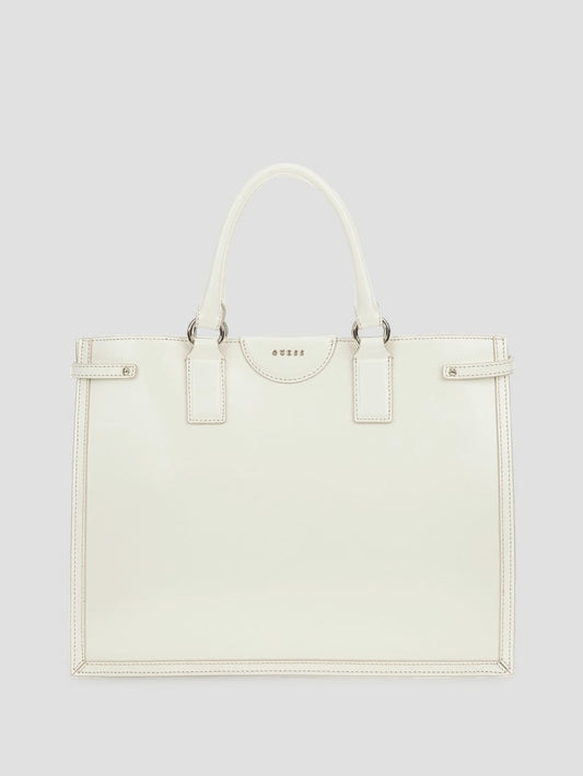 Isa Sleek Leather Medium Tote