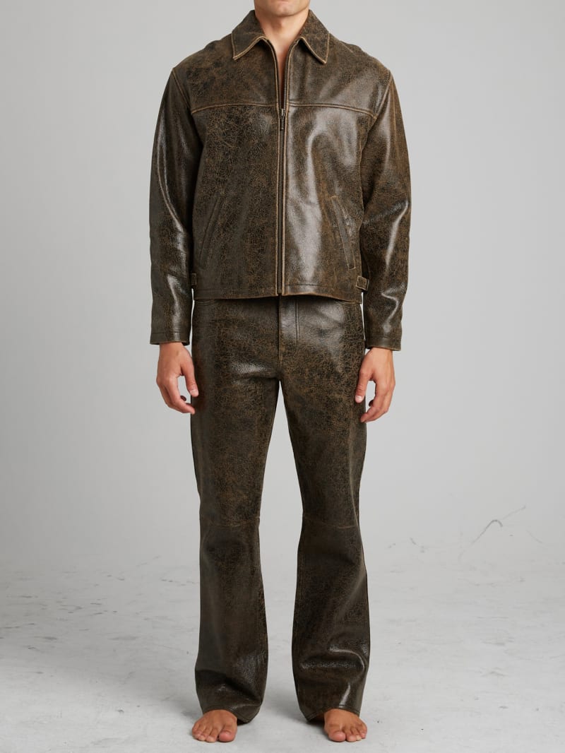 Cracked Leather Jacket