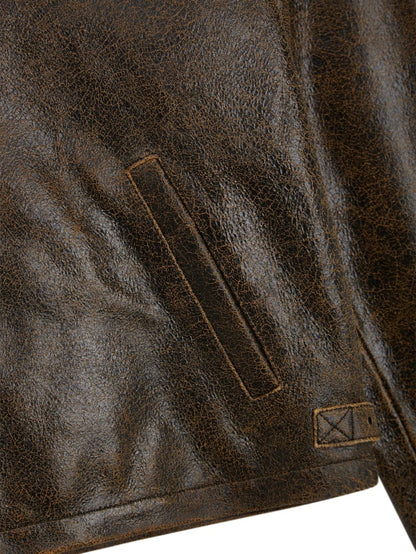 Cracked Leather Jacket