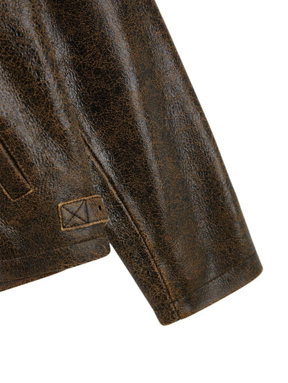 Cracked Leather Jacket