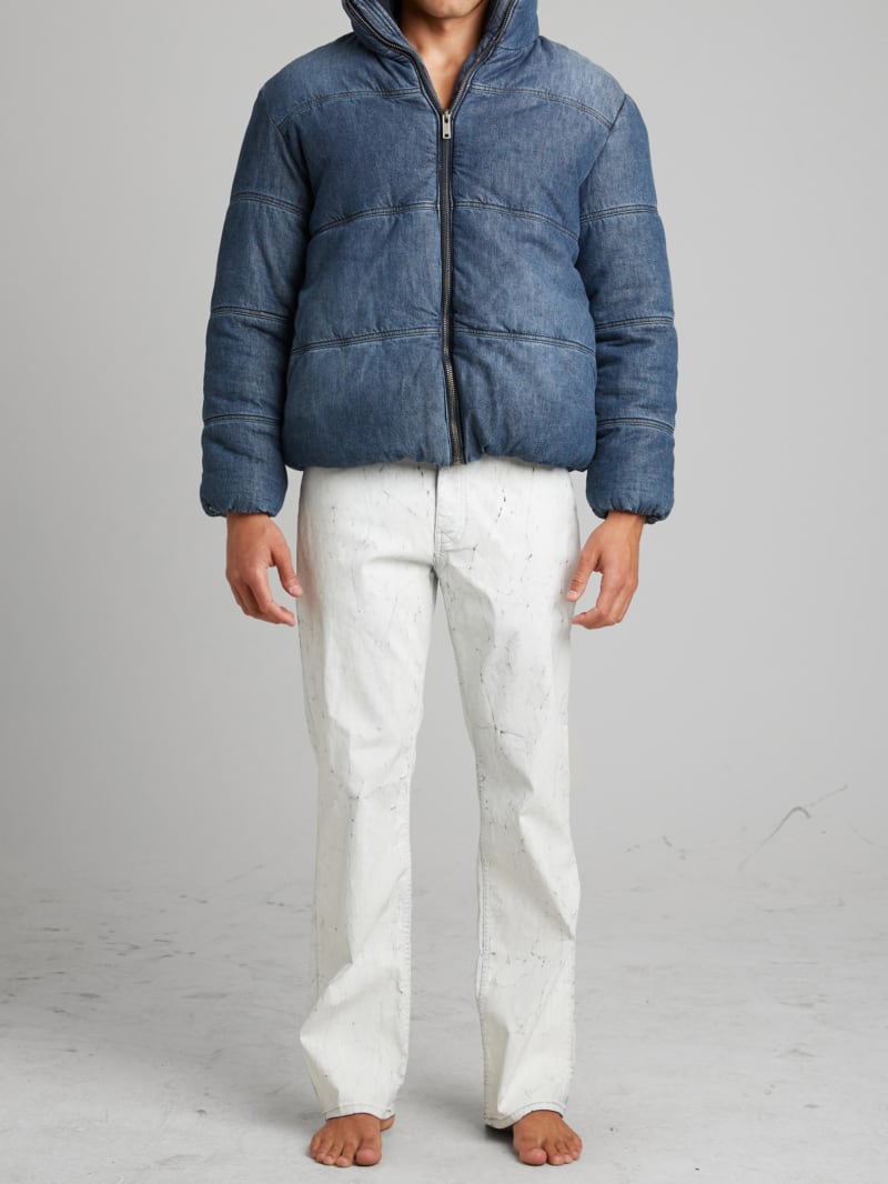 Denim Puffer Jacket