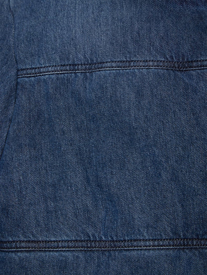 Denim Puffer Jacket