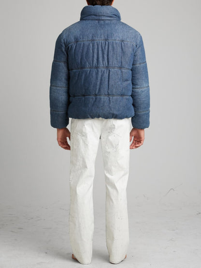 Denim Puffer Jacket