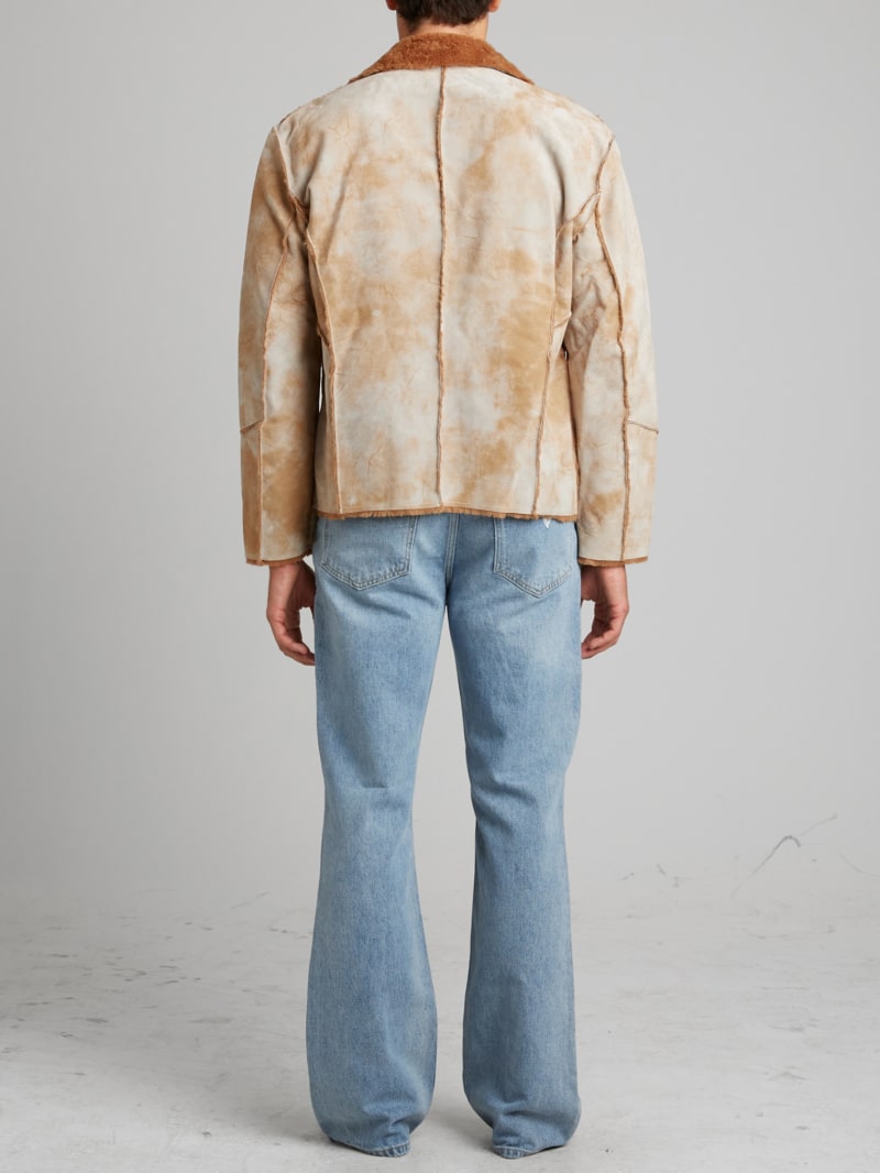 Leather Sherpa Jacket