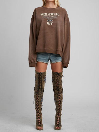 Script Logo Crewneck Sweatshirt