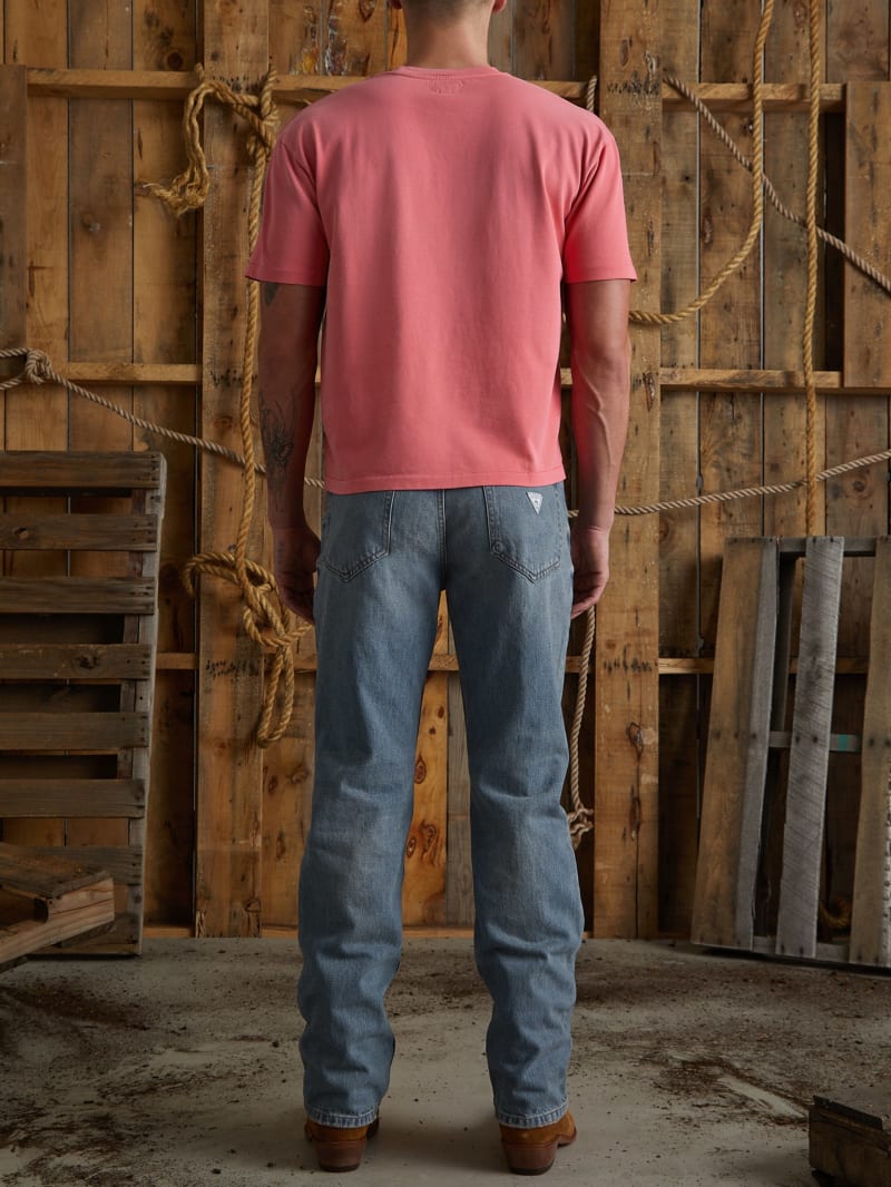 distressed logo tee
