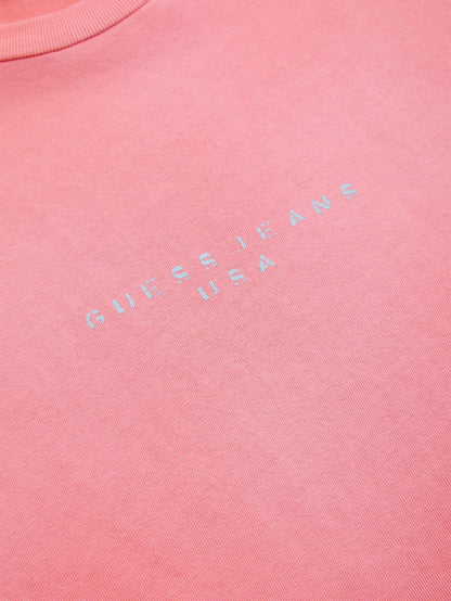 distressed logo tee