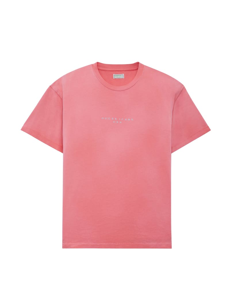 distressed logo tee