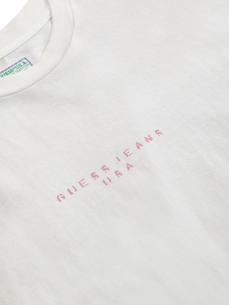 distressed logo tee
